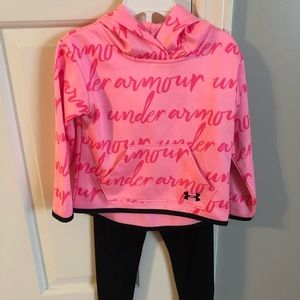 Under Armour Toddler Girl Hooded Sweatshirt Set